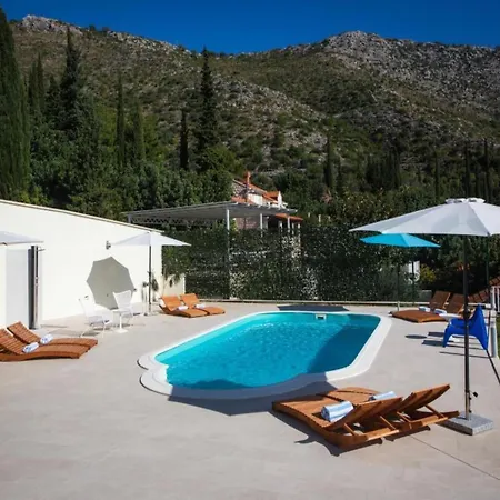 Villa Five Bedroom With Private Pool & Sea View Zaton (Dubrovnik-Neretva)