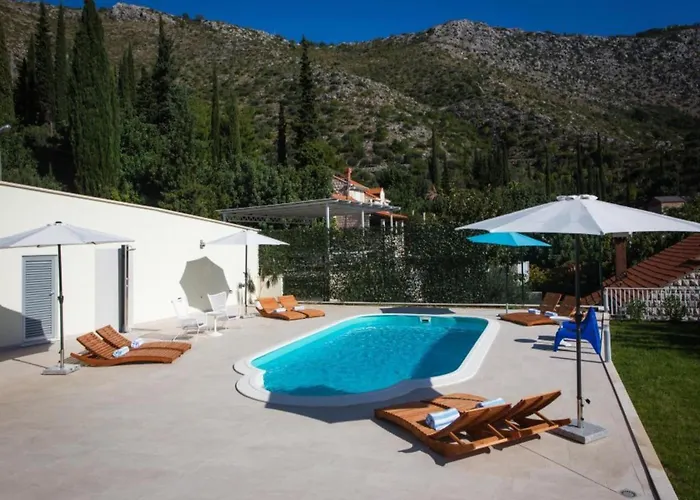 Willa Five Bedroom With Private Pool & Sea View Zaton (Dubrovnik-Neretva)